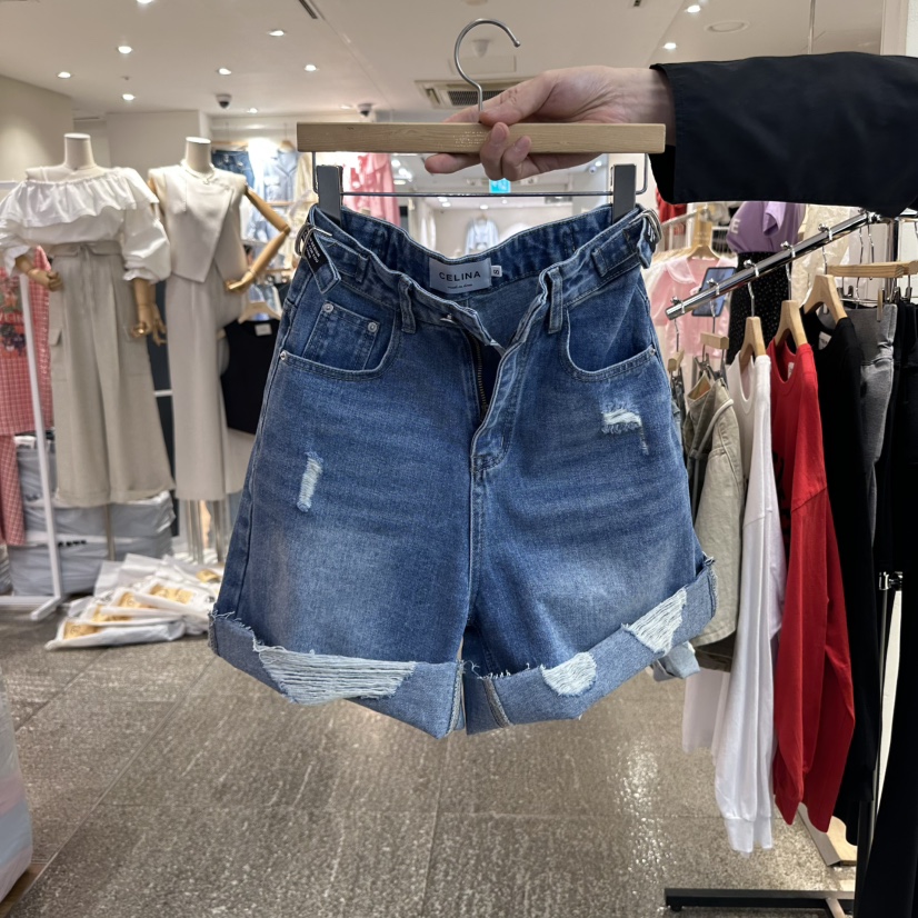 CELINA韓國直郵㊣東大門實拍女裝新款推薦時尚熱賣25春夏短褲CELI_NA短褲圖色1