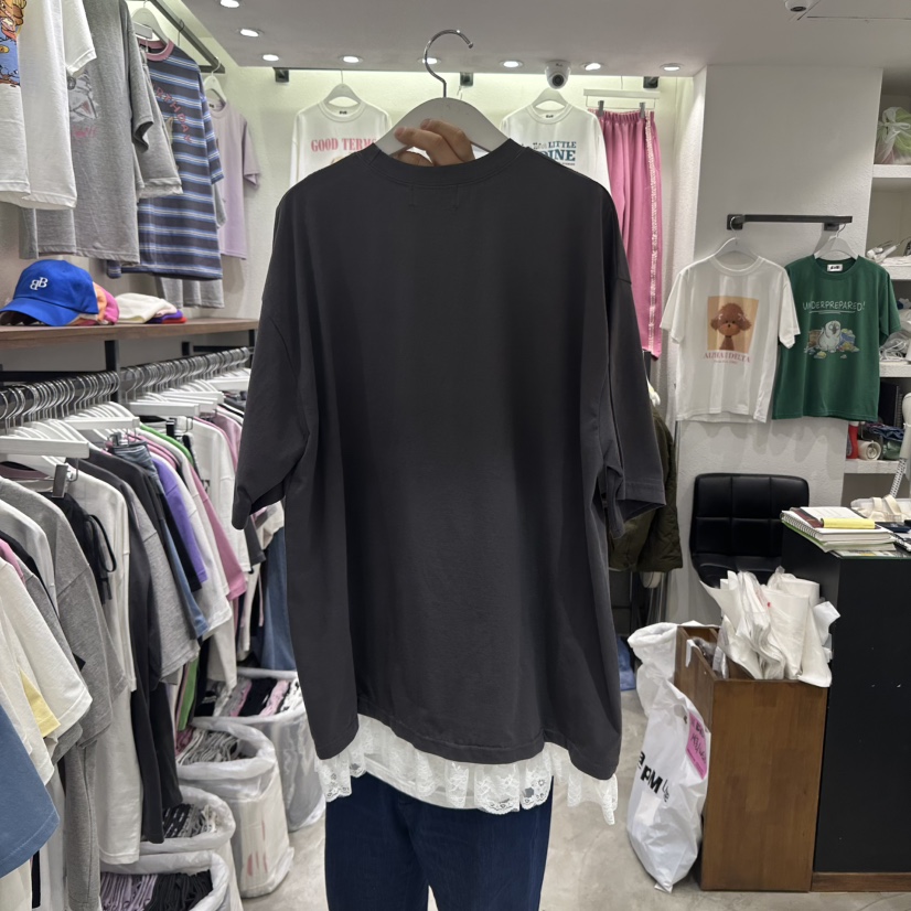 EVE韓國直郵㊣女裝新品時尚休閑人氣熱賣推薦25春夏T恤EVET恤