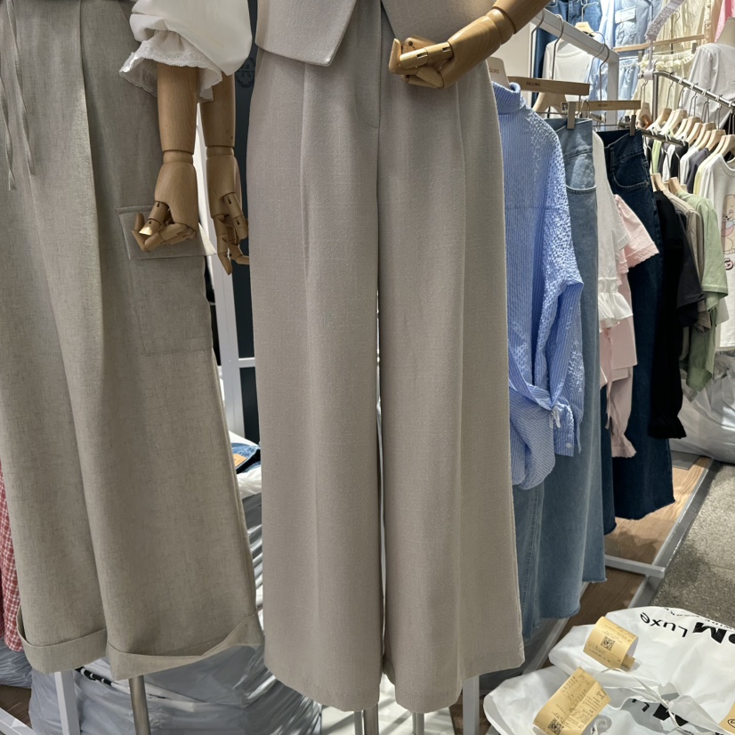 DELLING韓國㊣直郵東大門代購女裝新品熱賣25春夏時尚休閑褲DELLING休閑褲圖色1