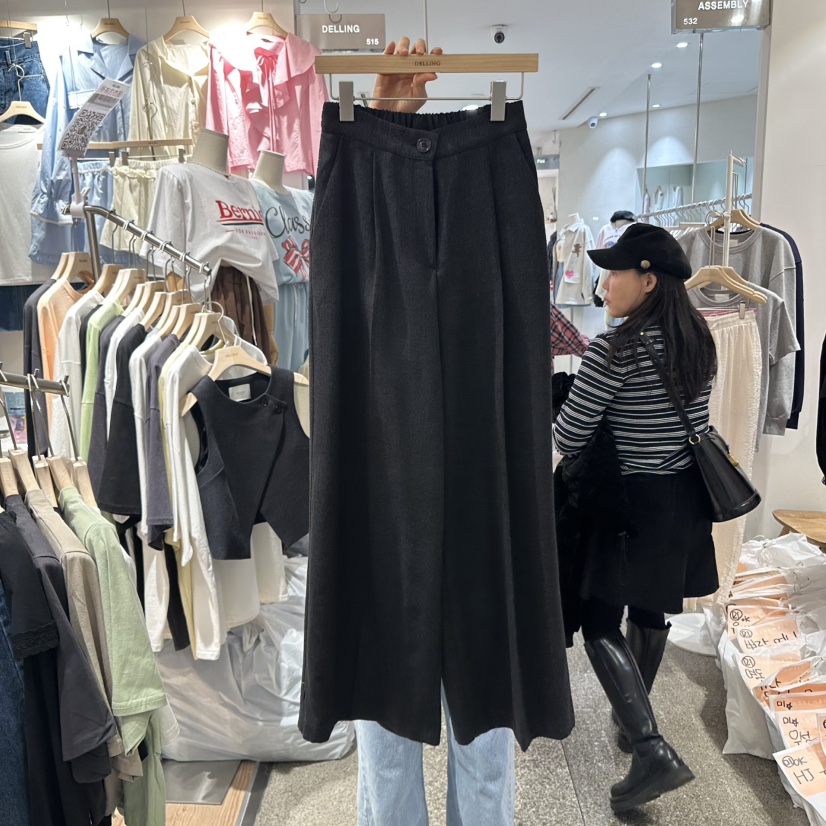 DELLING韓國㊣直郵東大門代購女裝新品熱賣25春夏時尚休閑褲DELLING休閑褲圖色2