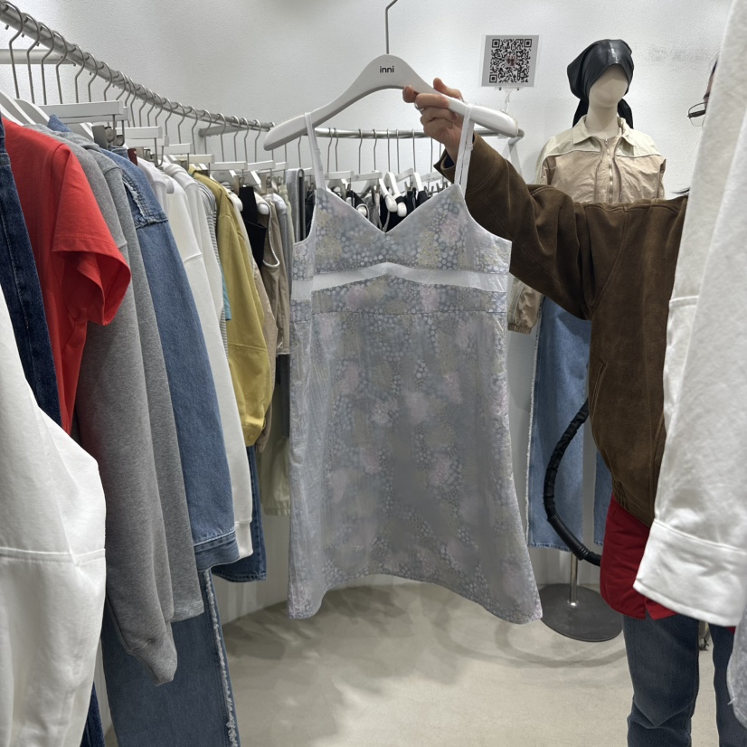 INNI韓國㊣直郵東大門代購女裝新品推薦休閑時尚熱賣連衣裙inni連衣裙