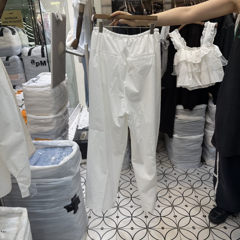 BAMBOLINA直郵韓國代購㊣女裝新品人氣推薦25春夏熱賣休閑褲BAMBOLINA休閑褲
