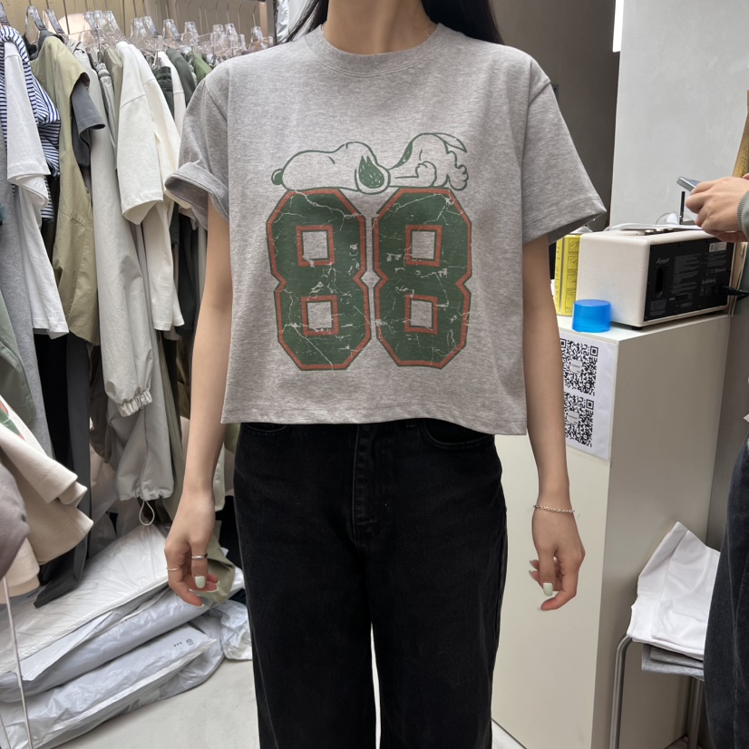 LEESEED-A韓國㊣直郵東大門代購女裝新品熱賣人氣T恤史努比SEeD/LEESEEDT恤圖色3
