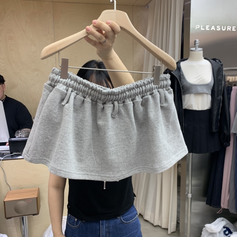 PLEASURE韓國直郵㊣東大門實拍女裝新款25春夏時尚人氣短裙PLEASURE短裙