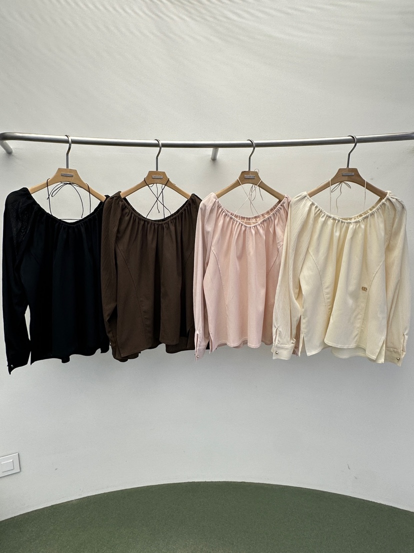 WIDA-P韓國直郵㊣東大門實拍女裝新品時尚熱賣25春夏襯衫蕾絲衫WIDA/RENEJ襯衫/蕾絲衫