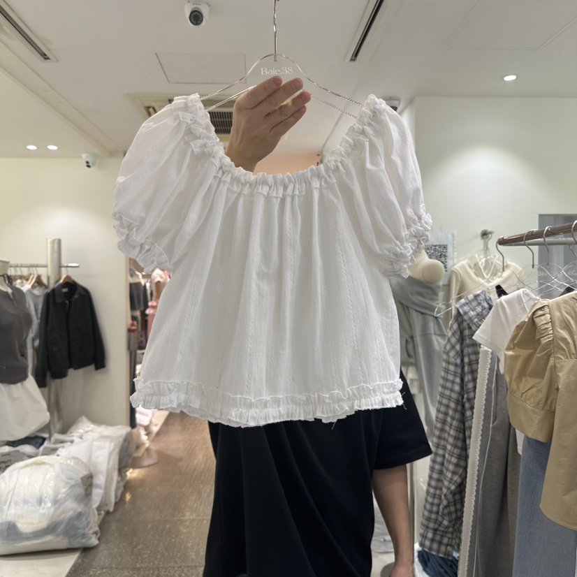 BAIE.38韓國直郵㊣東大門實拍女裝新品時尚休閑襯衫蕾絲衫BAIE.38襯衫/蕾絲衫
