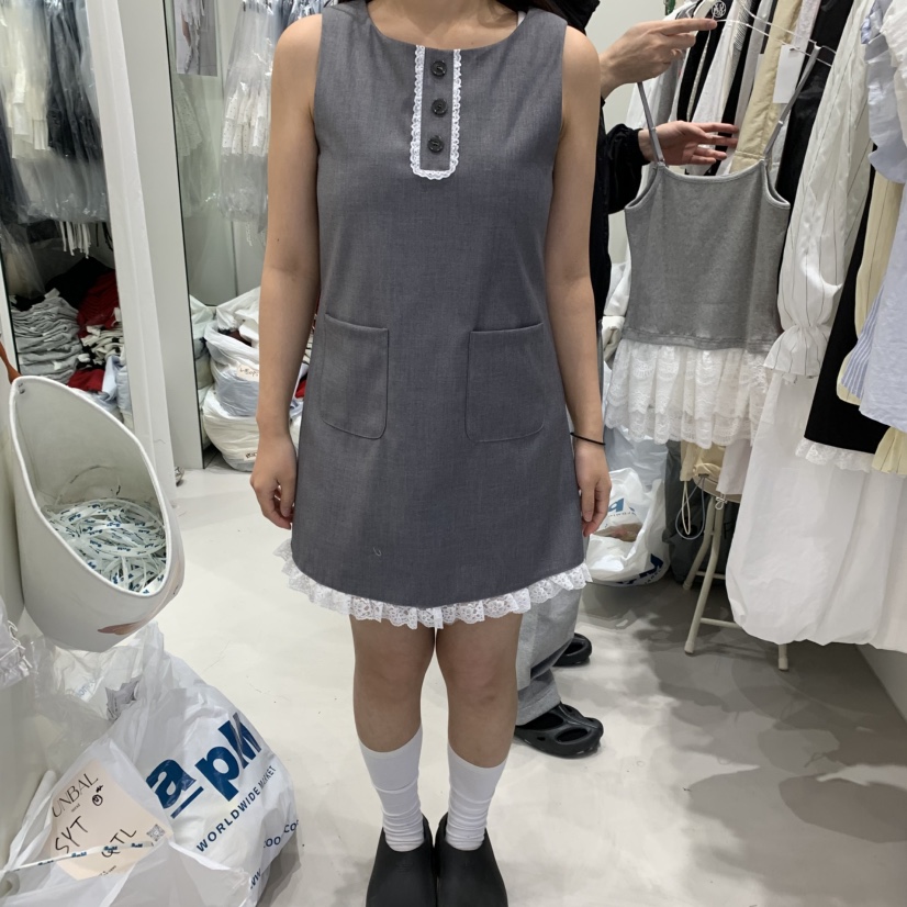 YUNBAL韓國直郵㊣女裝新款熱賣時尚25春夏人氣休閑推薦連衣裙YUNBAL連衣裙圖色2
