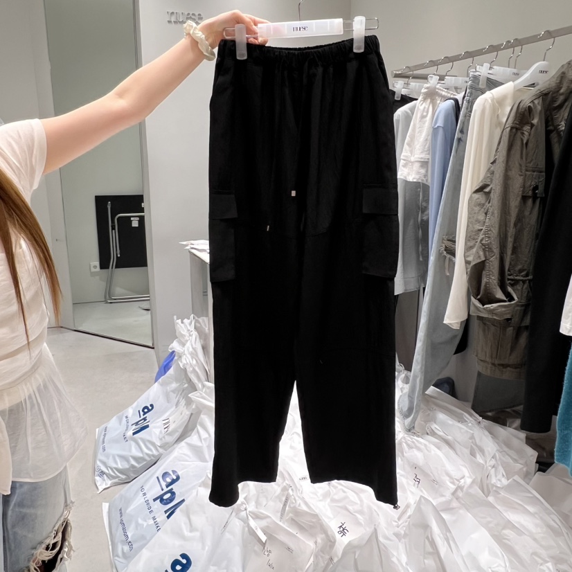 NUESE韓國㊣直郵東大門代購女裝新品人氣推薦25春夏時尚休閑褲NUESE休閑褲圖色2