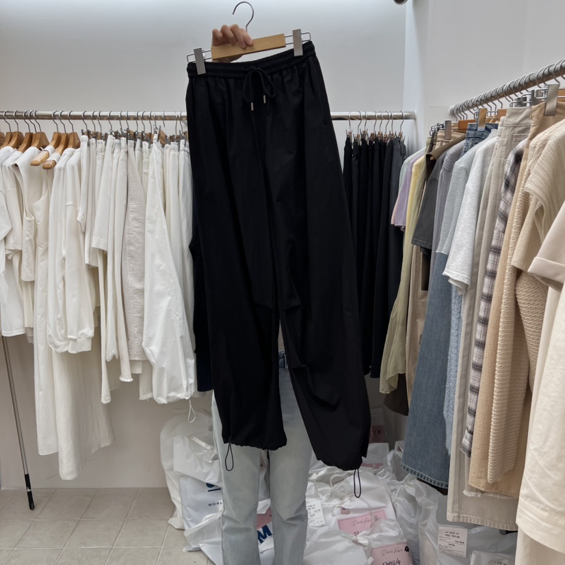 DRESS ROOM直郵韓國代購㊣女裝新款休閑時尚推薦休閑褲棉質DRESS ROOM休閑褲圖色2