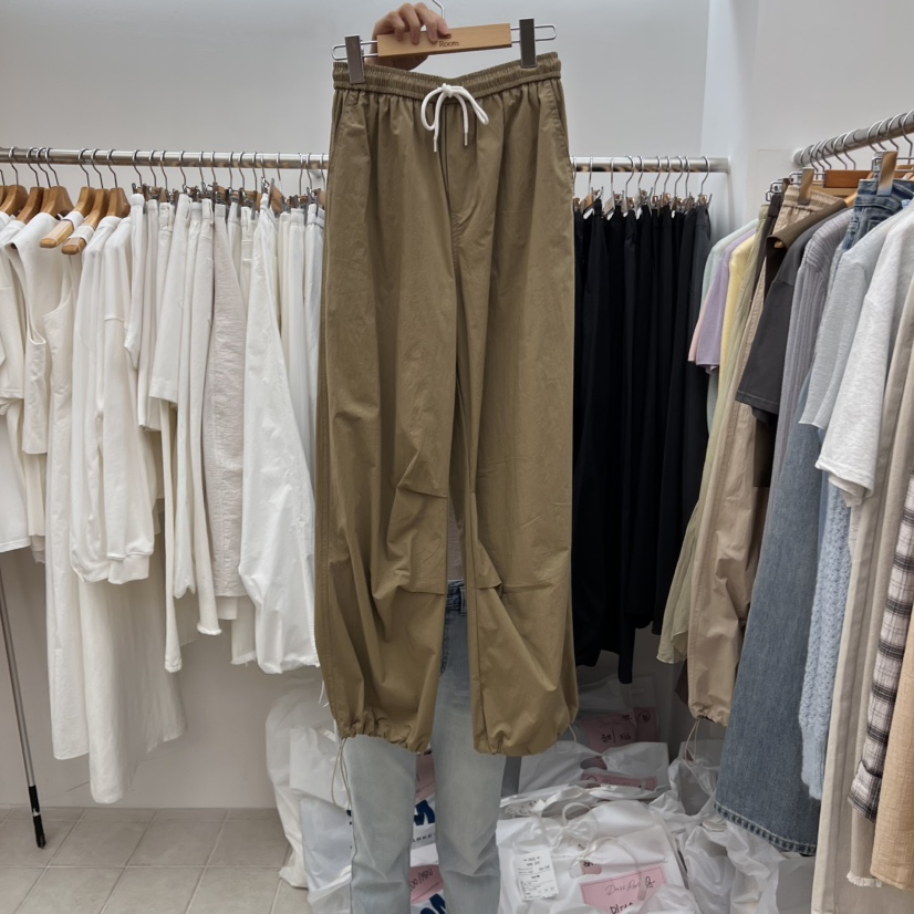 DRESS ROOM直郵韓國代購㊣女裝新款休閑時尚推薦休閑褲棉質DRESS ROOM休閑褲圖色4