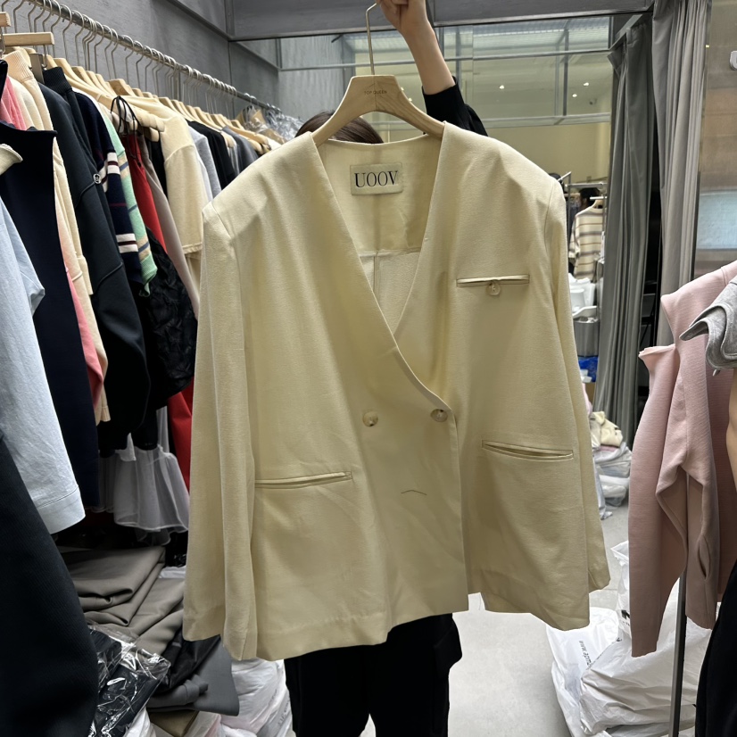 UOOV韓國㊣直郵東大門代購女裝新品25春夏時尚熱賣休閑夾克UOOV夾克