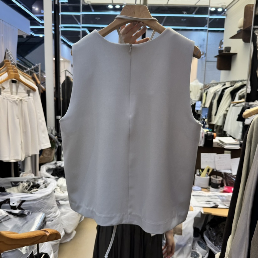 SANS直郵韓國代購㊣女裝新品時尚人氣熱賣25春夏吊帶背心含腰帶SANS吊帶/背心