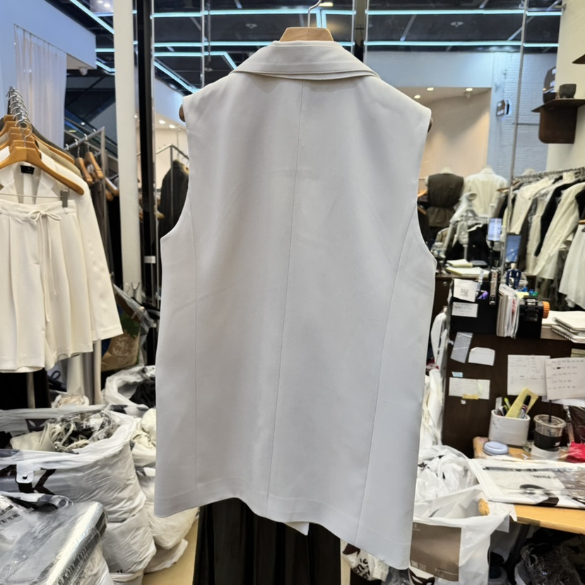 SANS韓國㊣直郵東大門代購女裝新品休閑熱賣時尚25春夏馬甲SANS馬甲