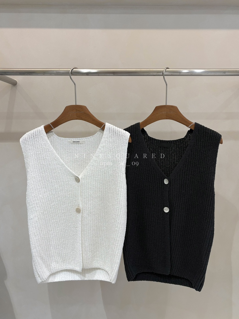 NINESQUARED韓國㊣直郵東大門代購女裝新品休閑熱賣推薦馬甲NINESQUARED馬甲