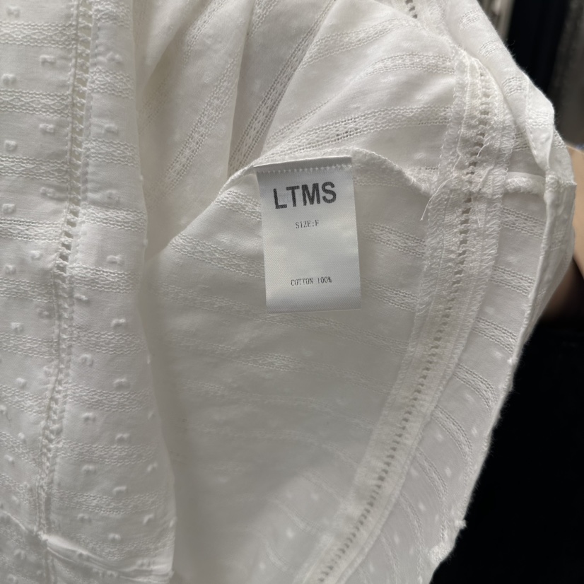LTMS韓國㊣直郵東大門代購女裝新款25春夏人氣時尚襯衫蕾絲衫LTMS襯衫/蕾絲衫