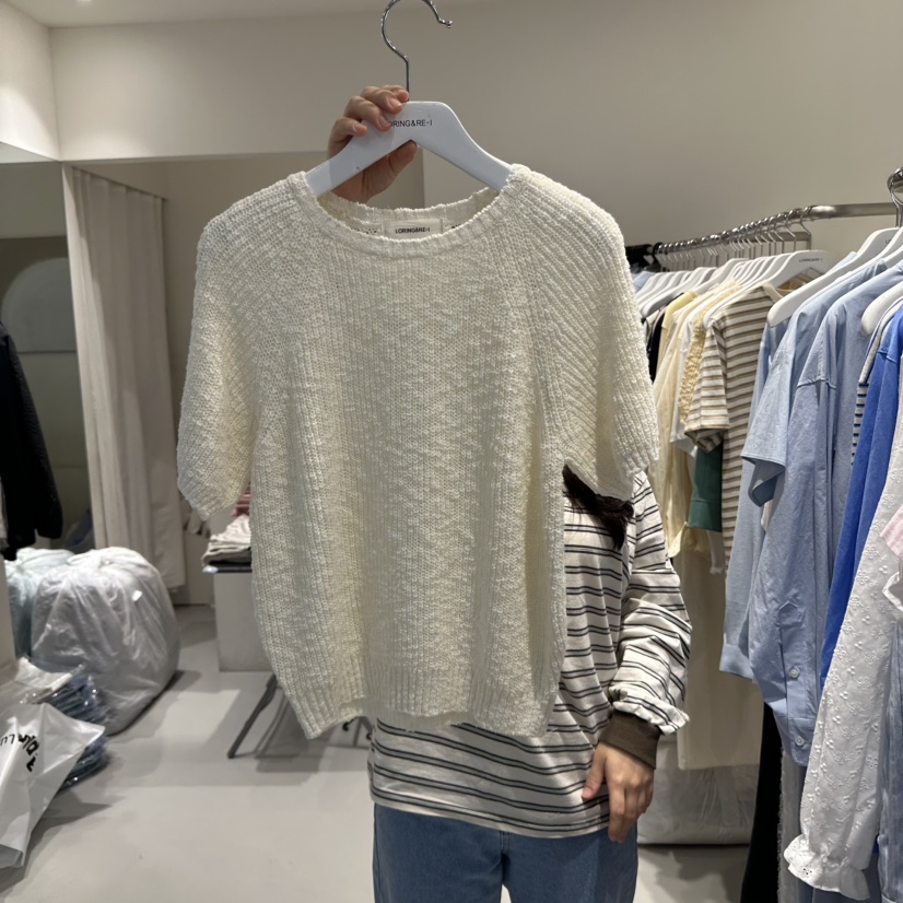 LORING RE I韓國直郵㊣東大門實拍女裝新品推薦時尚針織衫LORING RE-I/BARE針織衫圖色3