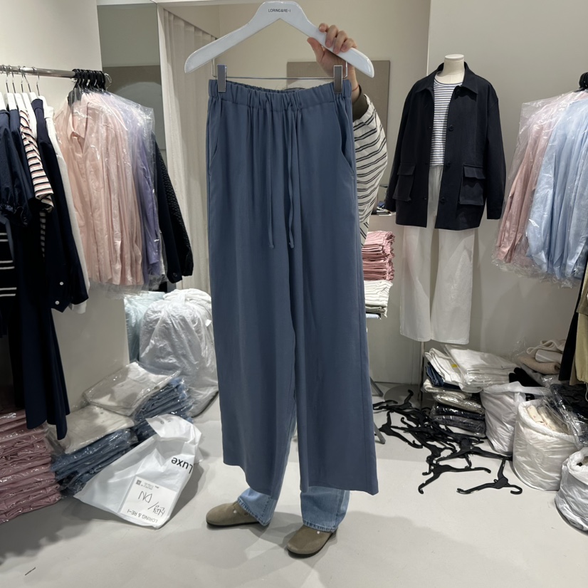 LORING RE I韓國直郵㊣東大門實拍女裝新款熱賣推薦休閑褲LORING RE-I/BARE休閑褲圖色2
