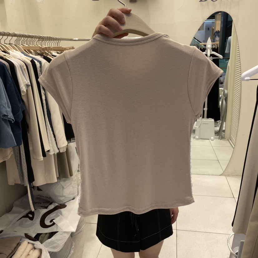BOLD直郵韓國代購㊣女裝新品人氣休閑推薦熱賣25春夏時尚T恤BOLDT恤