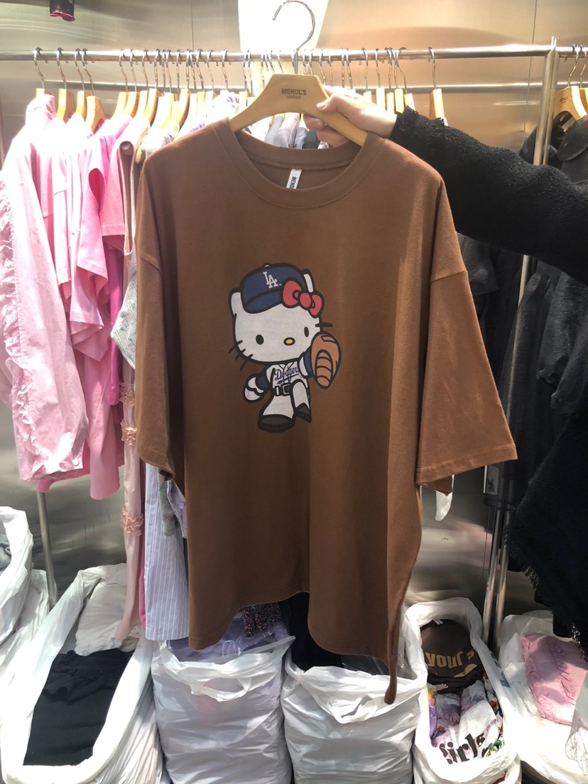 MENDL S直郵韓國代購㊣女裝新品25春夏休閑熱賣推薦人氣T恤MENDL ST恤圖色2