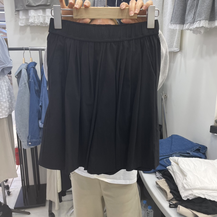 HOJAE韓國直郵㊣東大門實拍女裝新品休閑時尚人氣熱賣推薦裙褲MID-LEVEL JUMP裙褲圖色1
