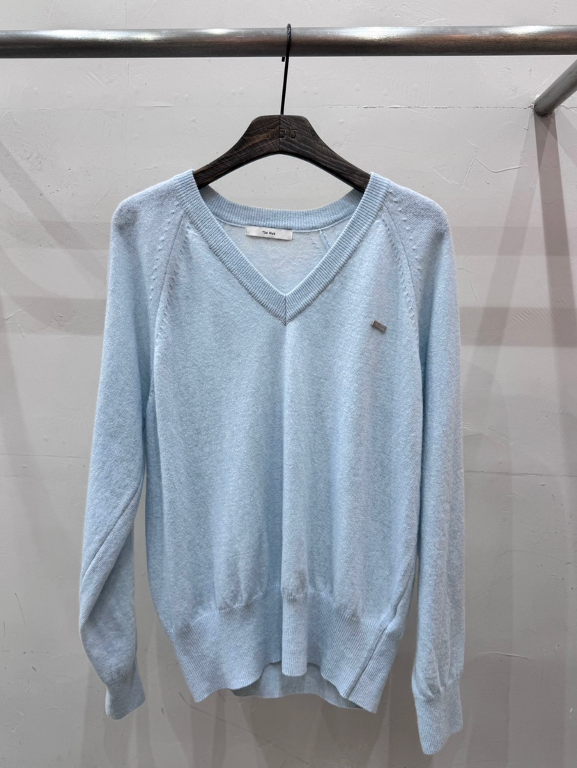 NOB直郵韓國代購㊣女裝新品熱賣人氣休閑25春夏時尚推薦針織衫AMOEBA針織衫圖色2