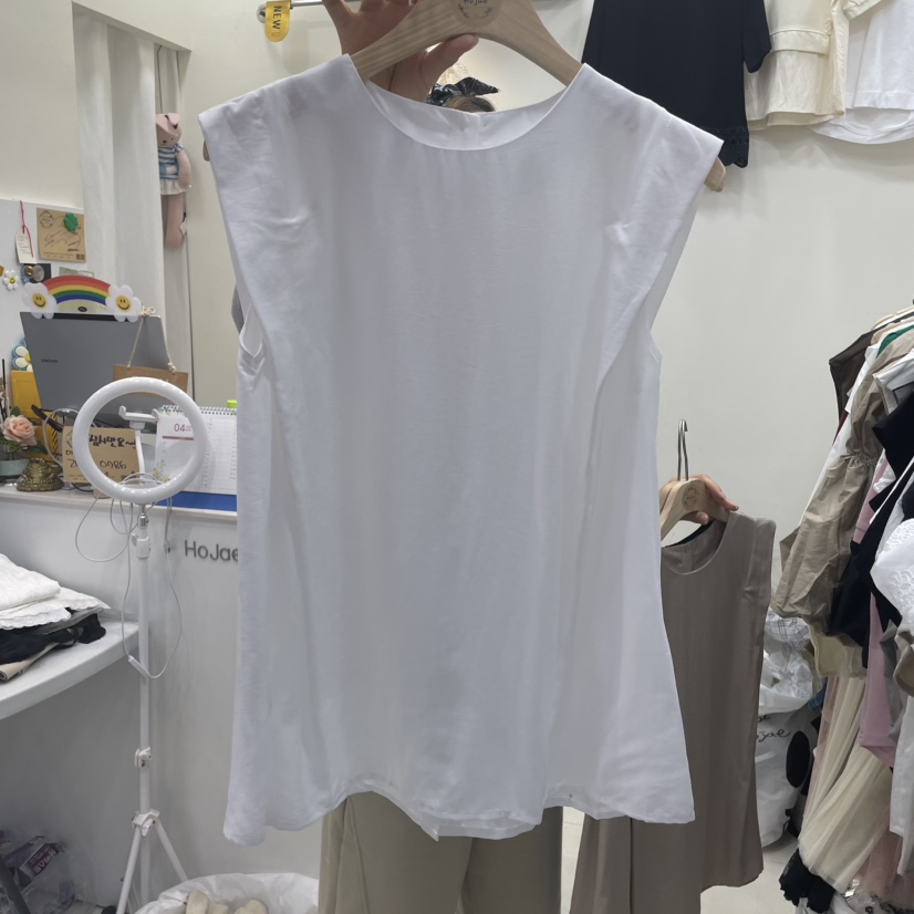 HOJAE韓國直郵㊣東大門實拍女裝新款熱賣25春夏時尚吊帶背心MID-LEVEL JUMP吊帶/背心