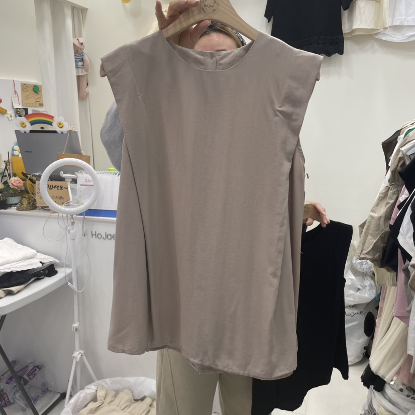 HOJAE韓國直郵㊣東大門實拍女裝新款熱賣25春夏時尚吊帶背心MID-LEVEL JUMP吊帶/背心圖色2