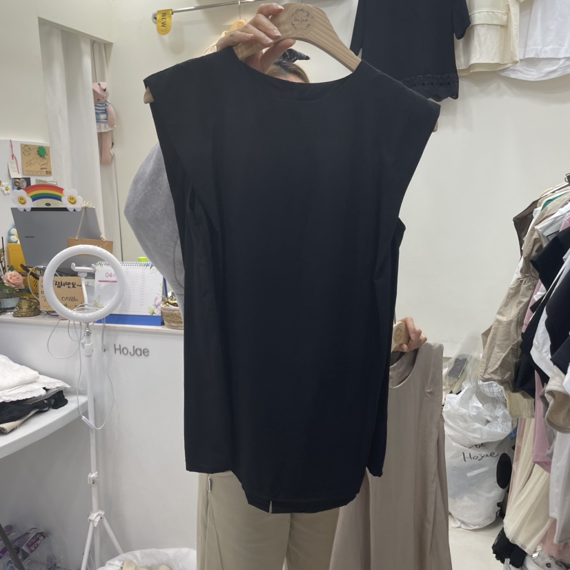 HOJAE韓國直郵㊣東大門實拍女裝新款熱賣25春夏時尚吊帶背心MID-LEVEL JUMP吊帶/背心圖色3