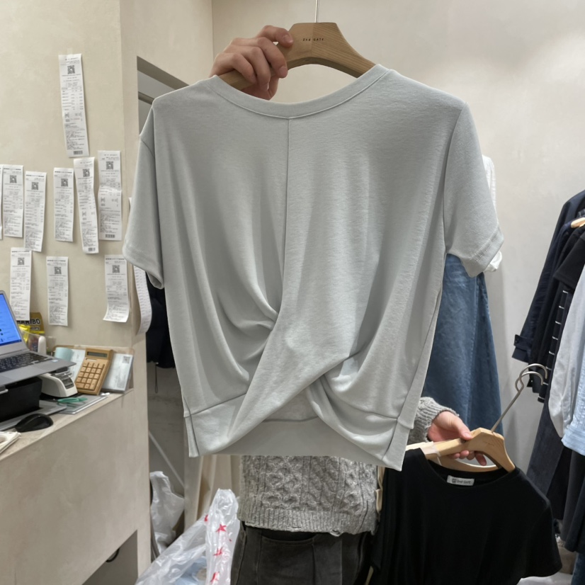 2ND GATE直郵韓國代購㊣女裝新品推薦休閑人氣時尚25春夏T恤2ND GATET恤圖色3