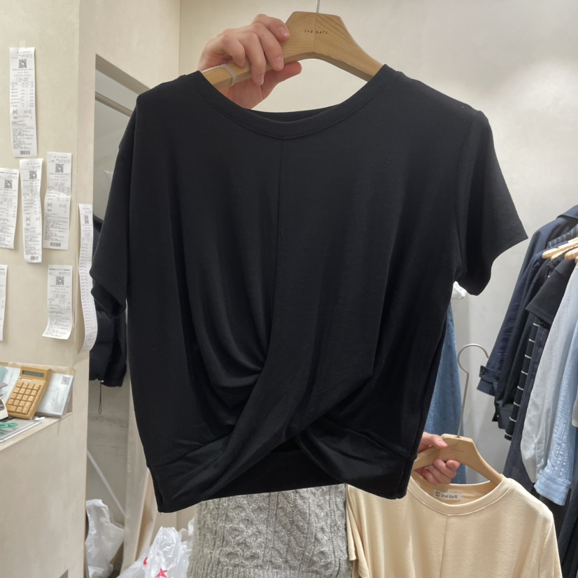 2ND GATE直郵韓國代購㊣女裝新品推薦休閑人氣時尚25春夏T恤2ND GATET恤圖色4