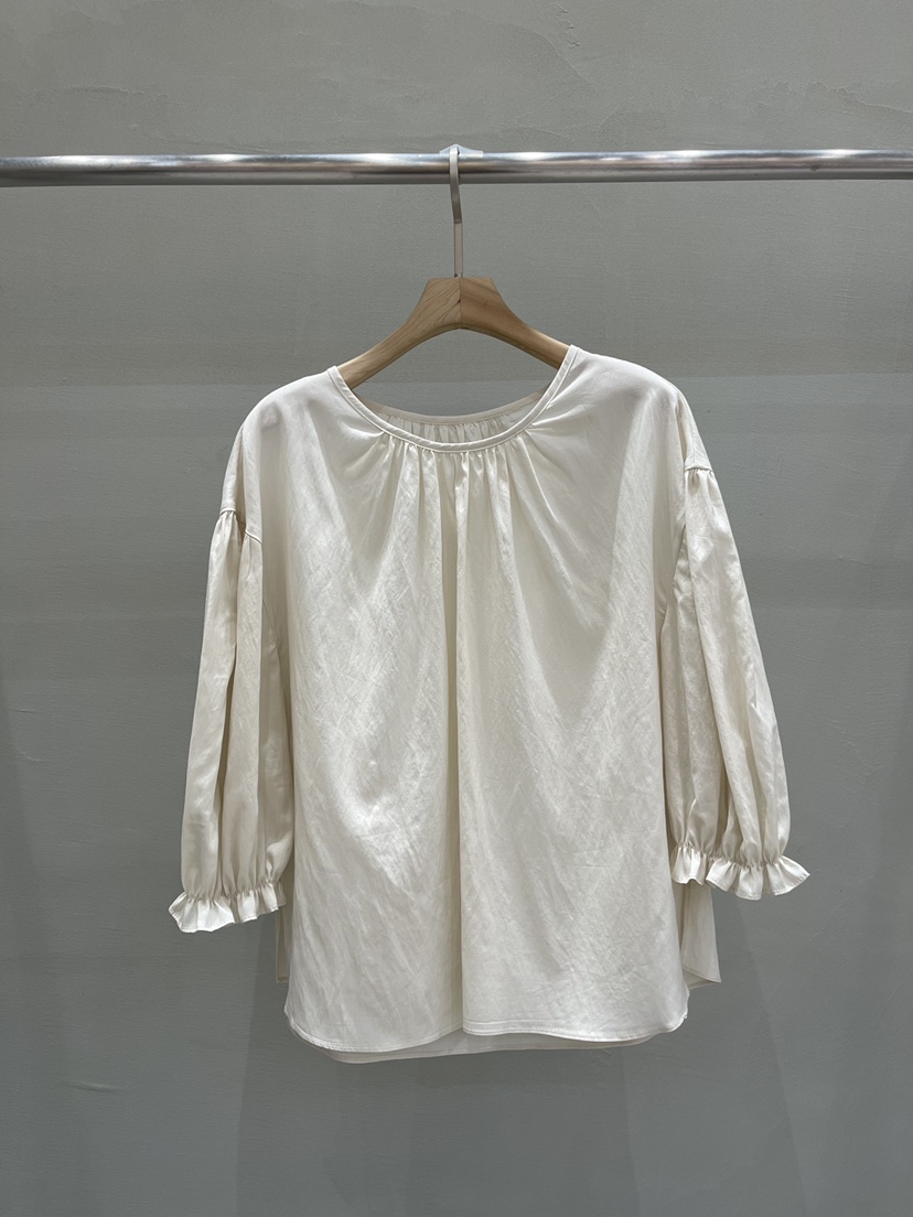 THE MUI直郵韓國代購㊣女裝新款時尚熱賣休閑推薦襯衫蕾絲衫SO BAE襯衫/蕾絲衫圖色2