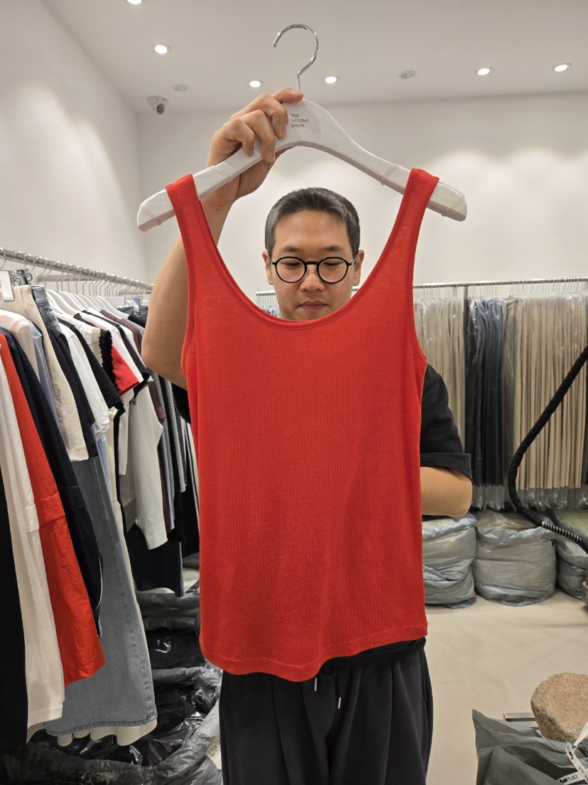 THE SECOND GROW韓國㊣直郵東大門代購女裝新品推薦吊帶背心THE SECOND GROW吊帶/背心圖色2