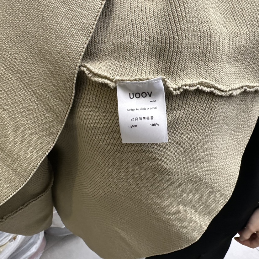UOOV韓國直郵㊣女裝新款時尚人氣推薦休閑熱賣25春夏針織衫喇叭UOOV針織衫