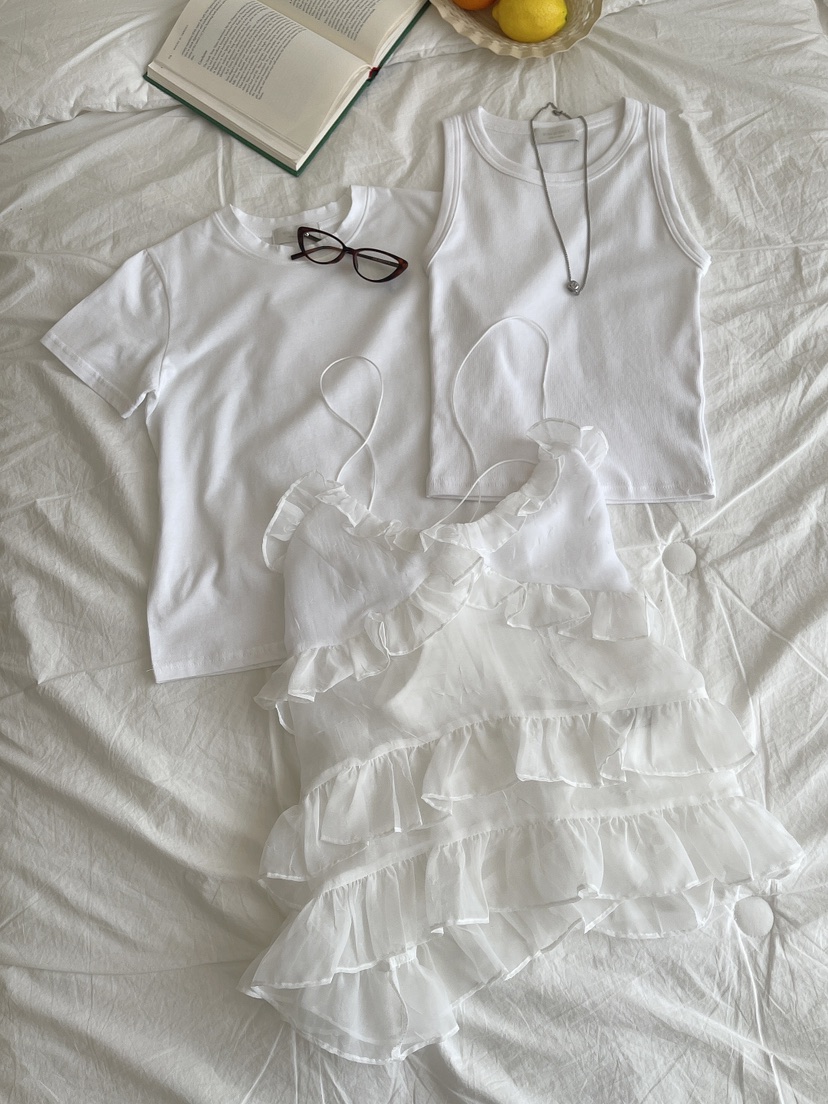 MINIQUEENS直郵韓國代購㊣女裝新品休閑熱賣人氣時尚吊帶背心MINIQUEENS吊帶/背心