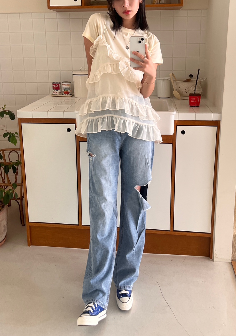 MINIQUEENS直郵韓國代購㊣女裝新品休閑熱賣人氣時尚吊帶背心MINIQUEENS吊帶/背心