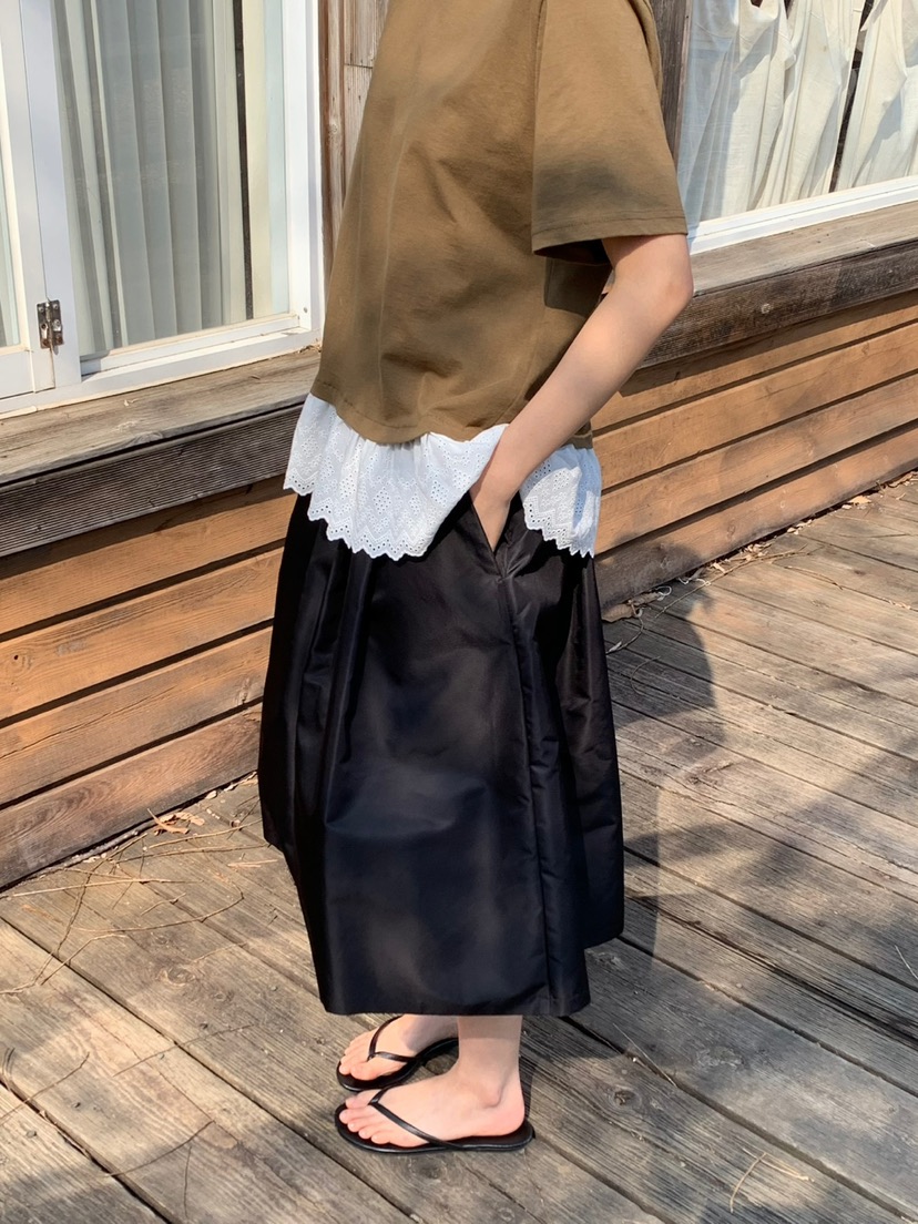 LOVE MY SANTA直郵韓國代購㊣女裝新款25春夏休閑T恤蕾絲Santa/LOVE MY SANTAT恤