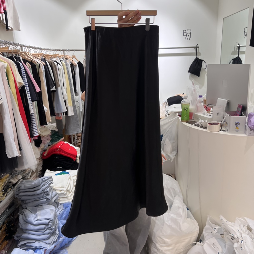 BY BOMI韓國直郵㊣女裝新款時尚人氣推薦25春夏熱賣休閑長裙BY BOMI長裙