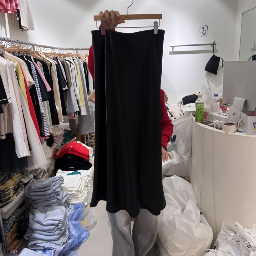 BY BOMI韓國直郵㊣女裝新款時尚人氣推薦25春夏熱賣休閑長裙BY BOMI長裙圖色2