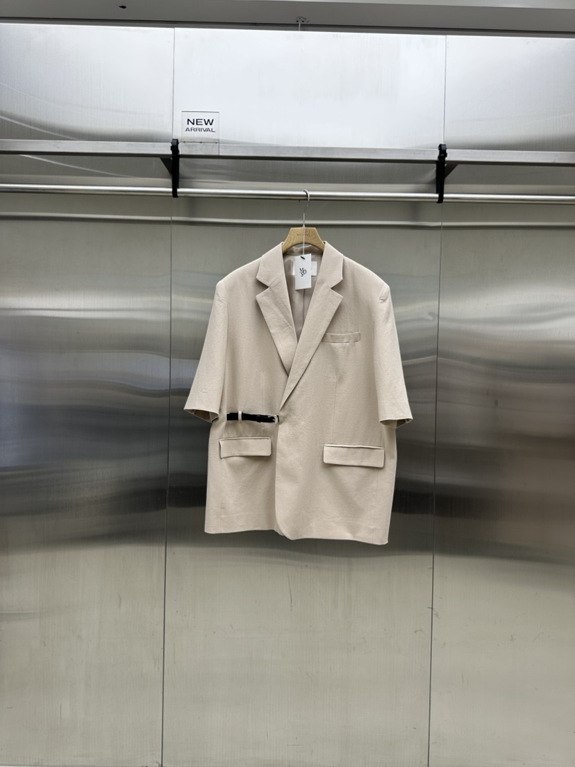 MYDRESS韓國㊣直郵東大門代購女裝新品休閑熱賣25春夏夾克腰帶MYDRESS夾克圖色1