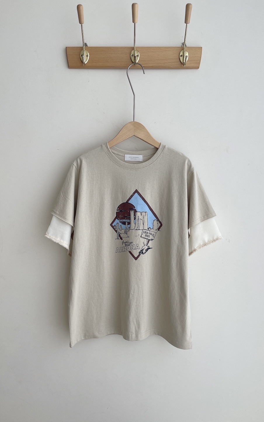 MINIQUEENS韓國㊣直郵東大門代購女裝新品推薦時尚熱賣25春夏T恤MINIQUEENST恤圖色3