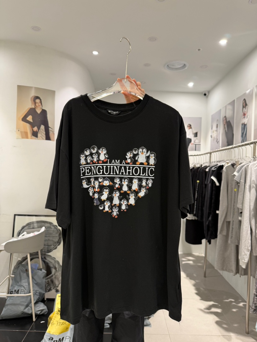 WATERMELON直郵韓國代購㊣女裝新品時尚25春夏熱賣休閑T恤鵝WATERMELONT恤圖色3