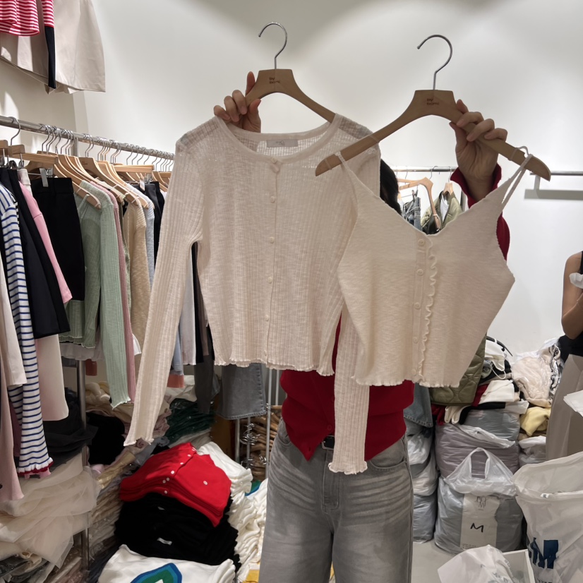 BY BOMI韓國直郵㊣東大門實拍女裝新款推薦休閑時尚人氣套裝BY BOMI套裝圖色1