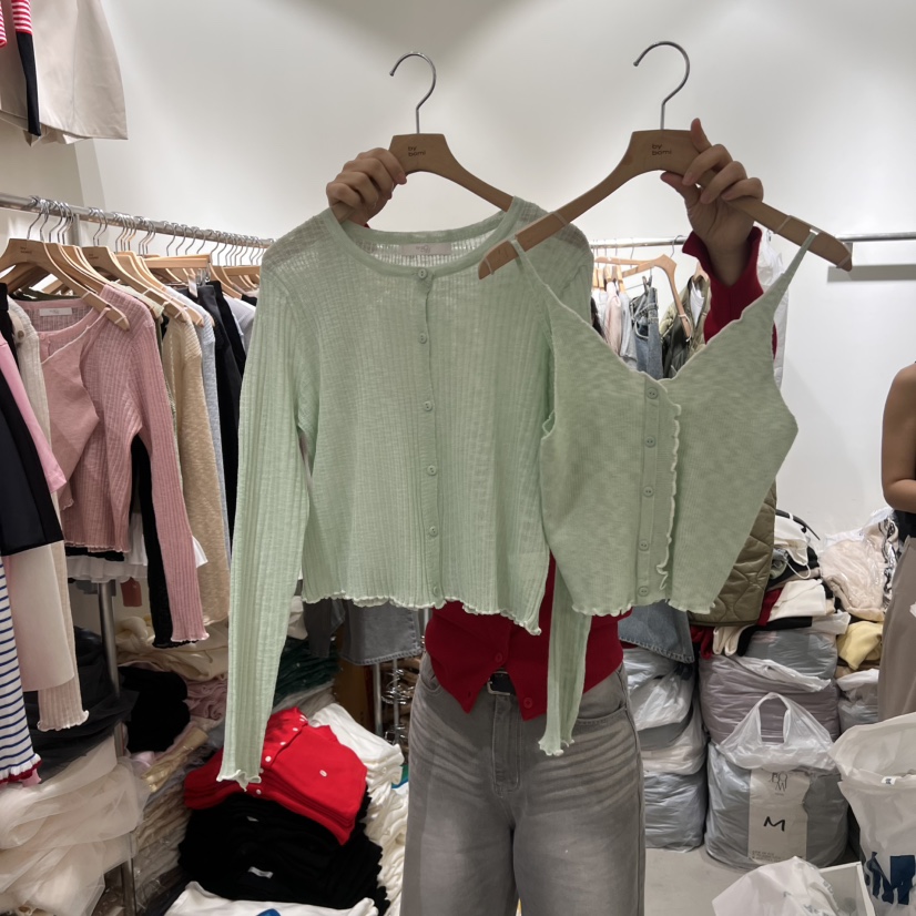 BY BOMI韓國直郵㊣東大門實拍女裝新款推薦休閑時尚人氣套裝BY BOMI套裝圖色3