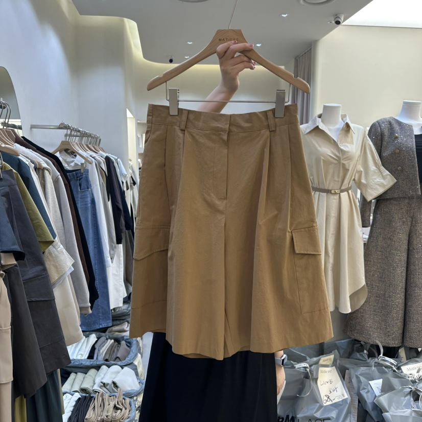 MATIERE韓國直郵㊣女裝新品休閑人氣熱賣時尚推薦25春夏短褲MATIERE短褲
