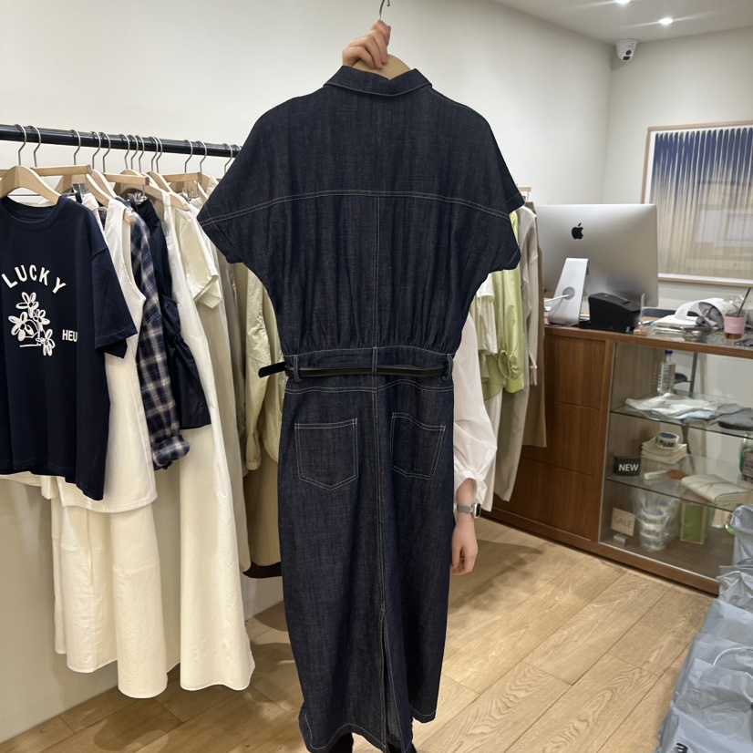 WINSOME韓國直郵㊣女裝新款25春夏推薦時尚人氣連衣裙含腰帶WINSOME連衣裙