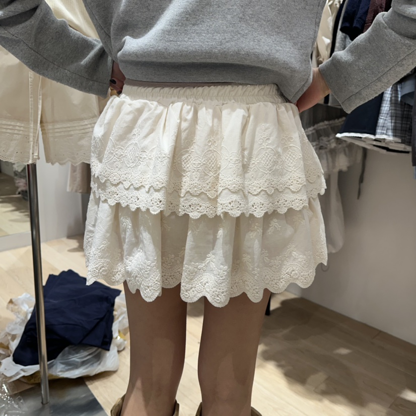 BY CHAPTER韓國㊣直郵東大門代購女裝新品人氣休閑裙褲蝴蝶結BY Chapter裙褲