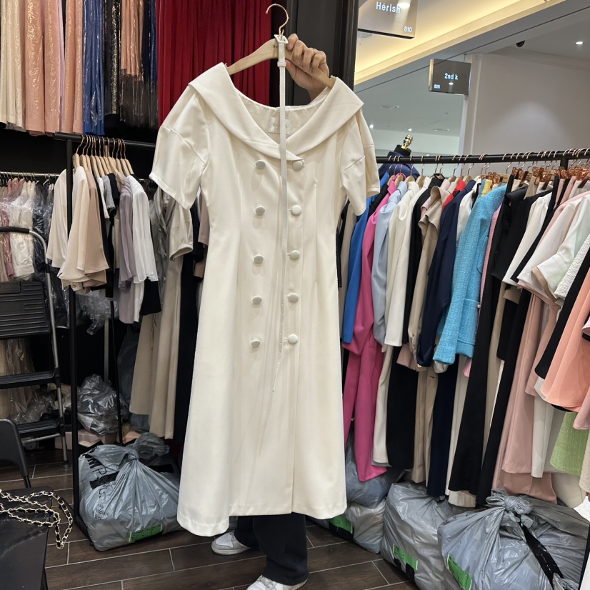 HERISH-HAUTE韓國直郵㊣東大門實拍女裝新品時尚連衣裙含腰帶HERISH-HAUTE連衣裙圖色3