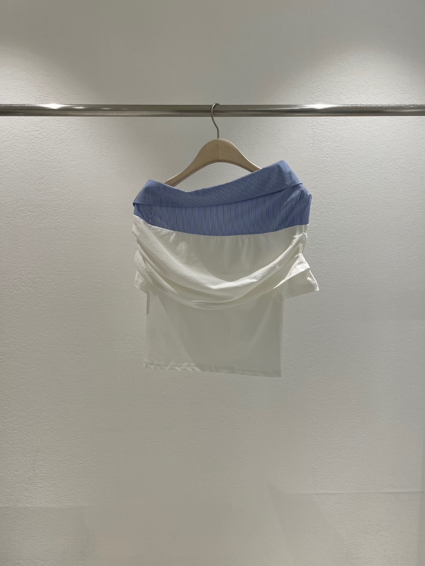 ROOMS SHOP韓國直郵㊣女裝新品25春夏休閑時尚熱賣推薦T恤ROOMS_SHOPT恤