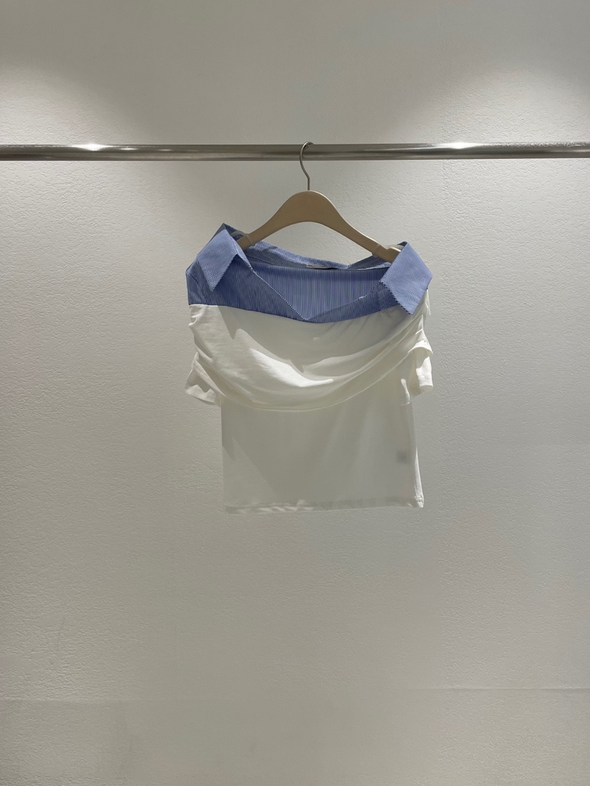ROOMS SHOP韓國直郵㊣女裝新品25春夏休閑時尚熱賣推薦T恤ROOMS_SHOPT恤