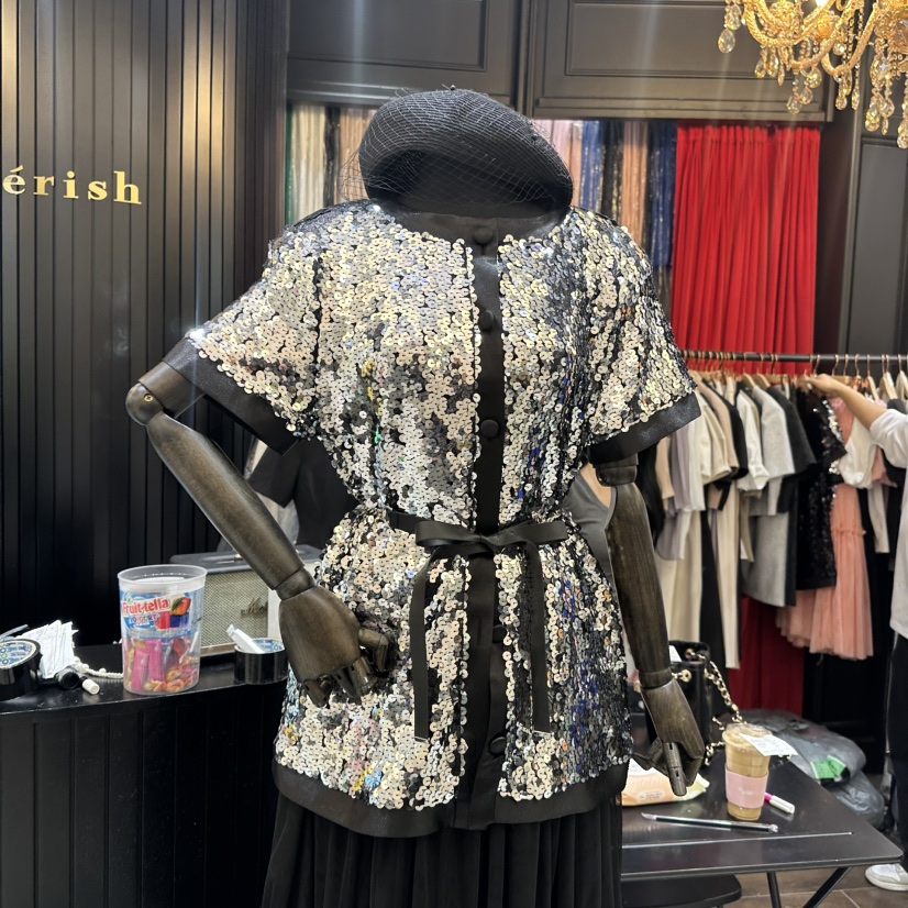 HERISH-HAUTE韓國直郵㊣女裝新品25春夏推薦人氣夾克不含腰帶HERISH-HAUTE夾克